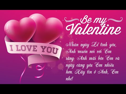 Thiệp video chúc mừng ngày  lễ tình nhân Valentine 14/02 | Foci