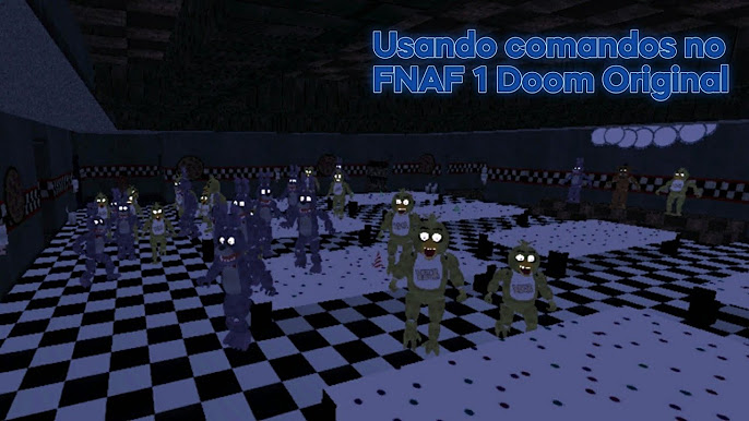 Usando comandos no FNAF Doom 