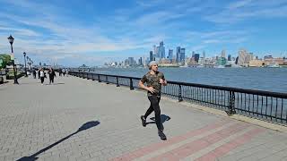 Hoboken Waterfront Walkway#travel #history #travelvlog