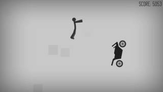 Stickman Dismounting replay: 22 705 points in Straight Line screenshot 4
