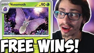 Get EASY Free Wins Right Now With Venomoth Spidops! Item Locks OP PTCGL