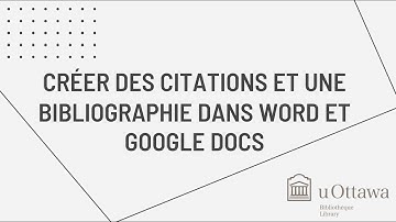 Créer des citations et une bibliographie dans Word et Google Docs - Zotero