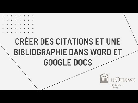 Créer des citations et une bibliographie dans Word et Google Docs - Zotero