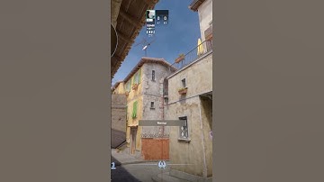 CRAZY FLASH FOR SECOND MID #cs2 #csgo #flash #molotov #smoke