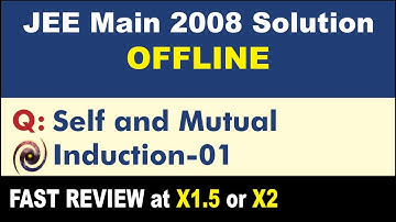 JEE Main 2008 Physics Solutions | Self and Mutual Induction-01