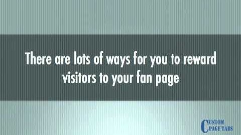 Custom Page Tabs Welcome Video