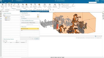 Assembly Line Planner trong NX 1980 bổ sung chức năng external resource