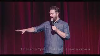 Comedian snaps on audience