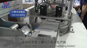 Automatic Medical Mask Production Line With Packaging Function