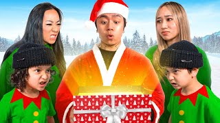 We BATTLED for Christmas Presents!! | The Shluv Family