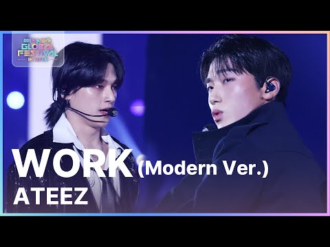 <strong>JAM</strong>+WORK (Modern Ver.) - ATEEZ(에이티즈) [뮤직뱅크 글로벌페스티벌 IN JAPAN] | KBS 241219 방송