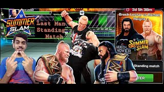 Brock Lesnar v/s Roman Reigns •• SummerSlam 2022 •• WWE Mayhem •• Mr.Benzok screenshot 3