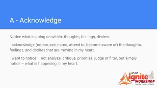 Acknowledge - Ignite Workshop Fall 2024