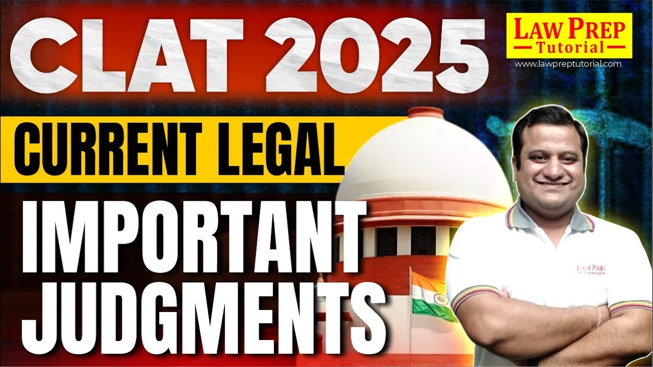 Legal Current Affairs 2024 | Current Legal Important Judgments for CLAT ...
