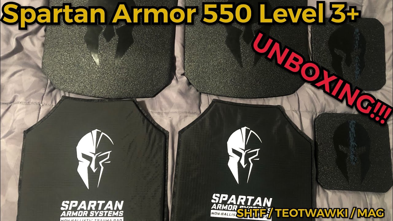 UNBOXING!!! Spartan Armor 550 Level 3+