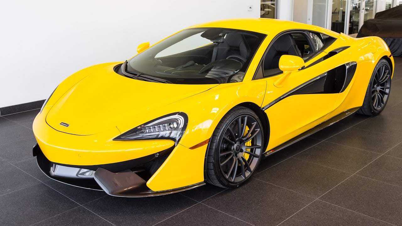 Image result for yellow mclaren 570s