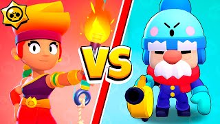 ТЕСТ КТО СИЛЬНЕЕ! АМБЕР ПРОТИВ ГЕЙЛА В BRAWL STARS