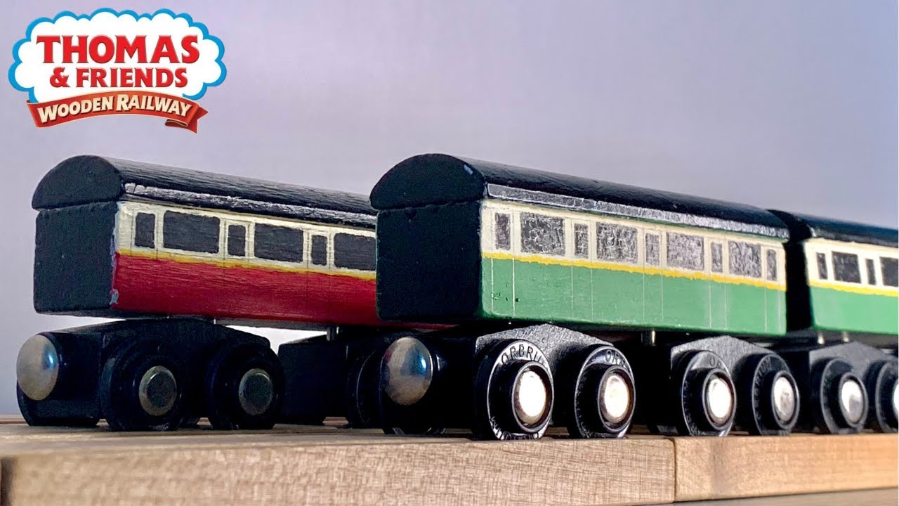 Thomas & Friends Wooden Railway Express Coaches Custom Showcase