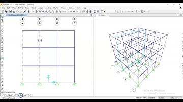 3D FRAME Analysis in SAP2000