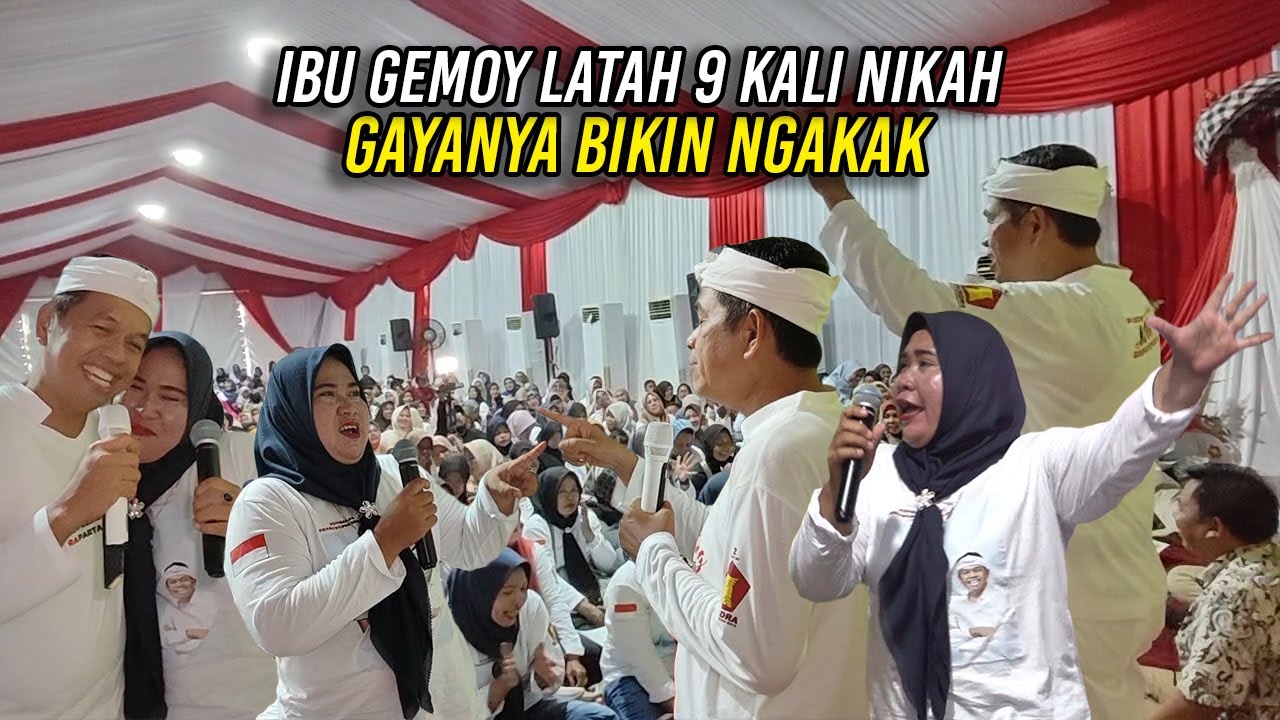 SAAT IBU GEMOY LATAH NGAKU SEMBILAN KALI NIKAH | GAYANYA BIKIN NGAKAK