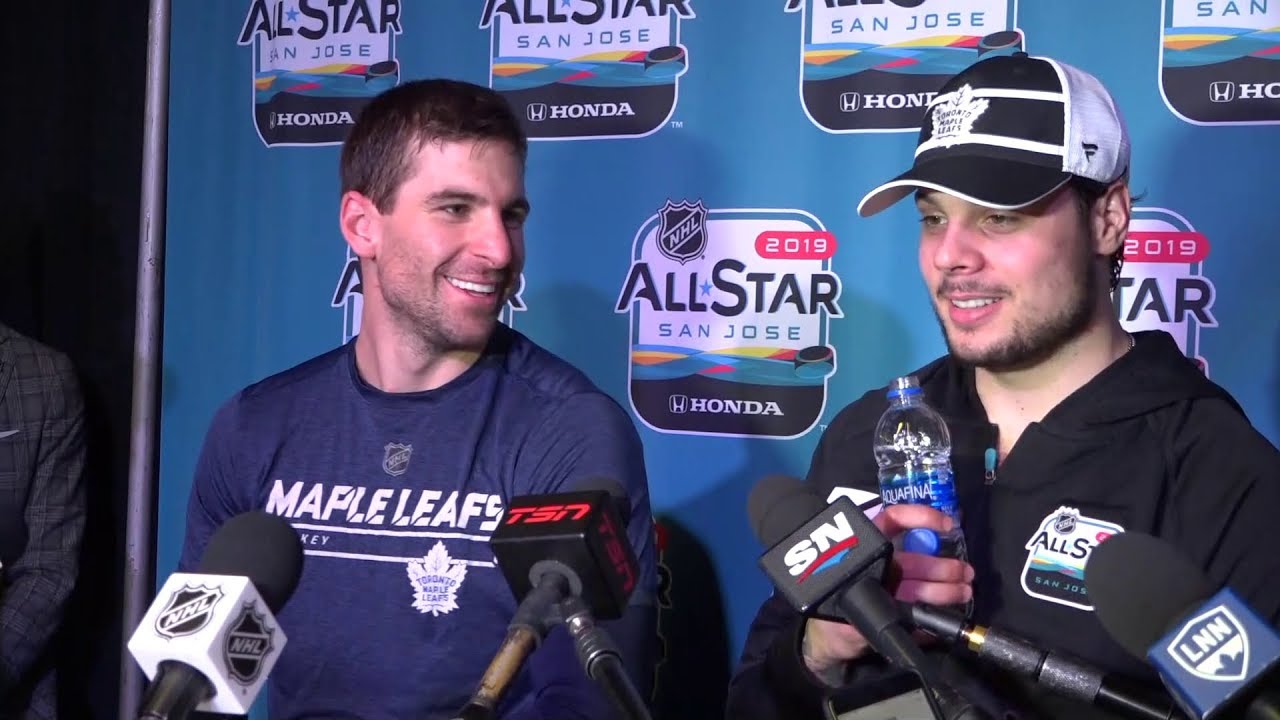 2019 NHL All-Star Post-Game: Auston Matthews and John Tavares - January 26,  2019