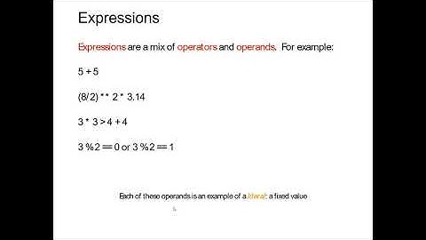 CS 220 Data Programming I: Lecture 4 Variables and Expressions