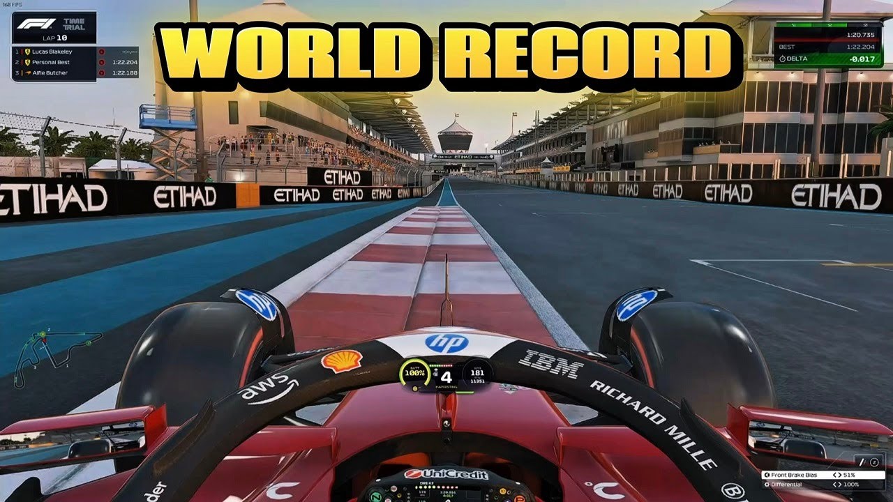 F1 25 Abu Dhabi World Record | 