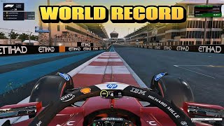 F1 25 Abu Dhabi World Record | 1:22.173 Lucas Blakeley