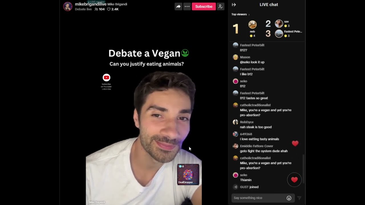 Debate a Vegan: Can you justify eating animals? 2.06.25