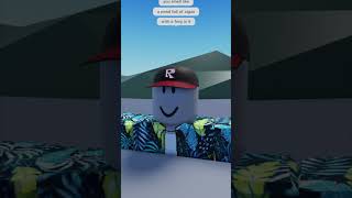 Telling players what their ROBLOX avatar smells like #roblox #shorts