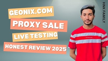 Geonix (proxysale) Proxy Review | Honest Test & Setup Guide 2025