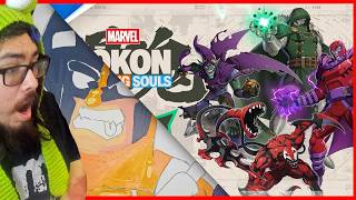 Marvel Tōkon: Fighting Souls - Knights of Doom Trailer Reaction while painting Wolverine
