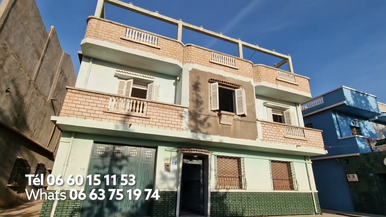 منزل واجهة مطلة على بحر بني صاف ولاية عين تموشنت للبيع