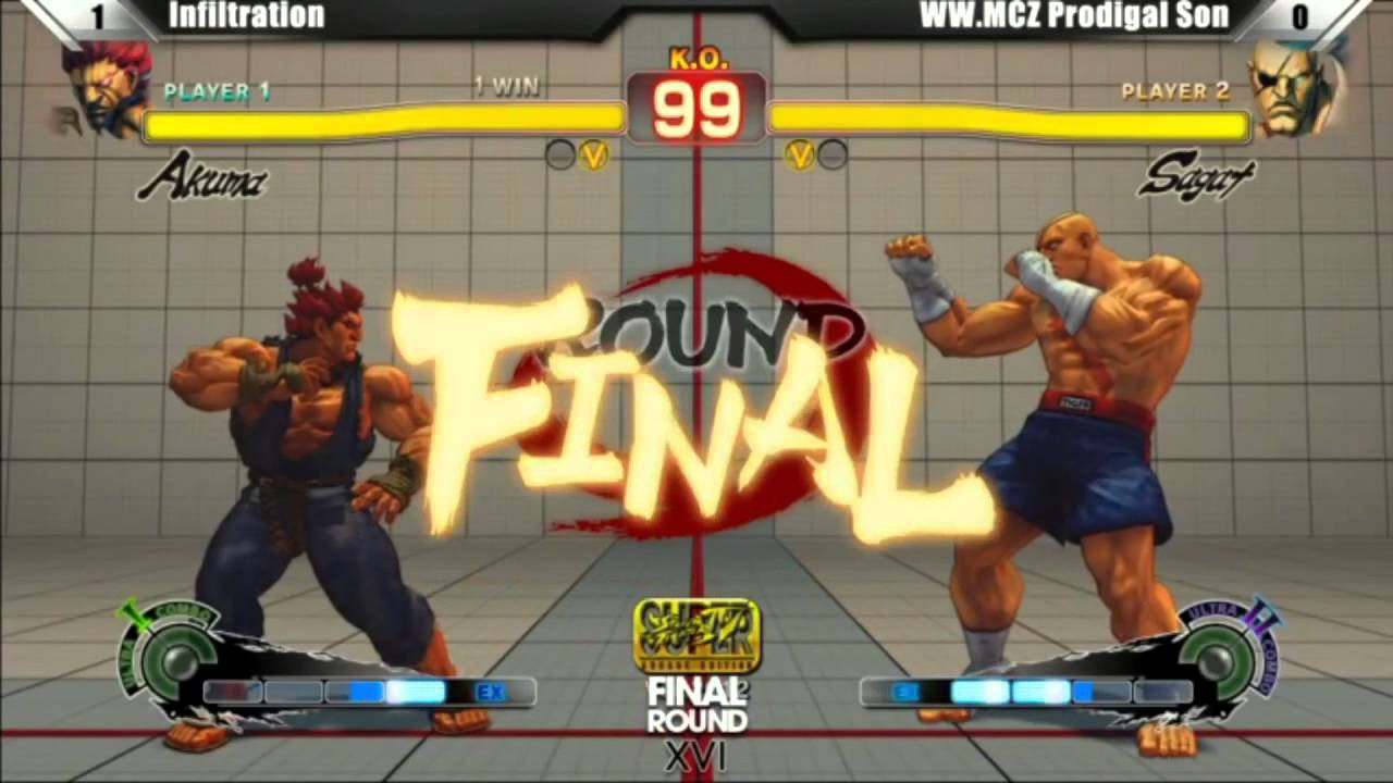 FINAL ROUND XVI GRAND FINALS Infiltration Akuma Vs Sagat WW MCZ 
