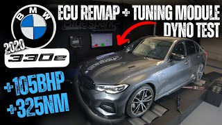 BMW 330e 2.0 B48 2020 288bhp/292ps ECU Remap and Tuning Module Dyno Test