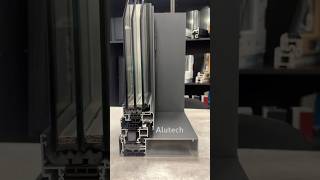 Срез премиальной светопрозрачной конструкции: Alutech 72 серия HI 🔍 #остекление