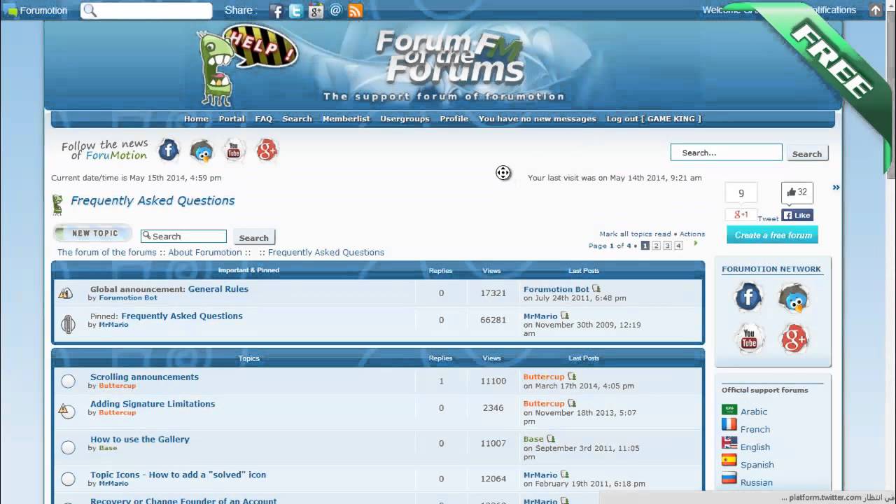 Create a free forum on Forumotion - YouTube