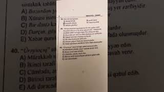 7 Aprel 2024 Buraxılış Imtahanı Suallarının Izahı