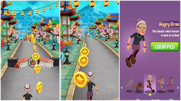 Angry Gran Run - Running Game - Amazing Run Game Part 7 - FUNNY GAMEPLAY Android, IOS