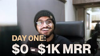 MVP Feature 1 + UI Design in Figma // Day 1 Vibe Coding a $1K MRR SaaS in Public