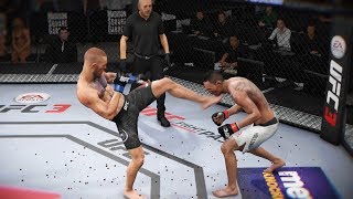 ЦЕЛОВАТЬ НОГИ КОНОРА МАКГРЕГОРА ТОП МОМЕНТ в МИРОВОМ ТОП 10 RANKED UFC 3