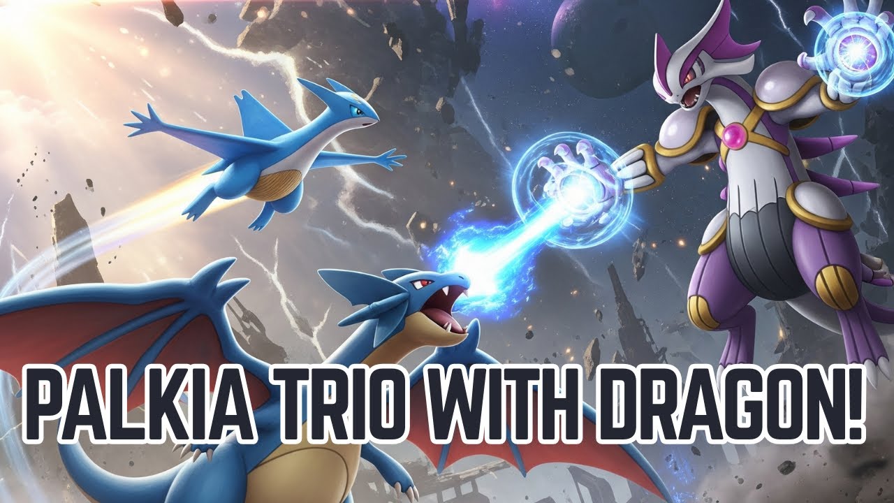 Our Trio's Dragon Team with Mega Latios & Shadow Salamence on Palkia!