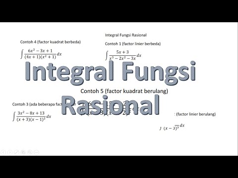 Video: Bagaimana cara mengalikan fungsi rasional?