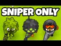 Can You Beat CHIMPS Mode With SNIPER ONLY?