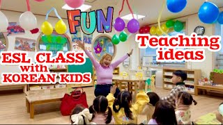 KELAS ESL SERU BERSAMA ANAK-ANAK KOREA #taman kanak-kanak #ide mengajar #kelas seru bersama saya #kehidupan guru