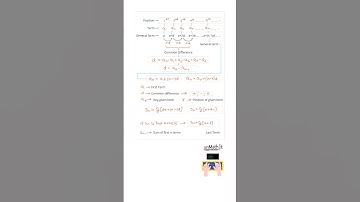 Arithmetic Progression formulas | NCERT book Class 10 Chapter 5 #arithmeticprogressions #formulas