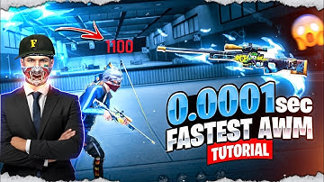 কিভাবে 10X Fast Double Awm চালাবেন 😱 | Awm Tips And Tricks Free Fire 🔥2025
