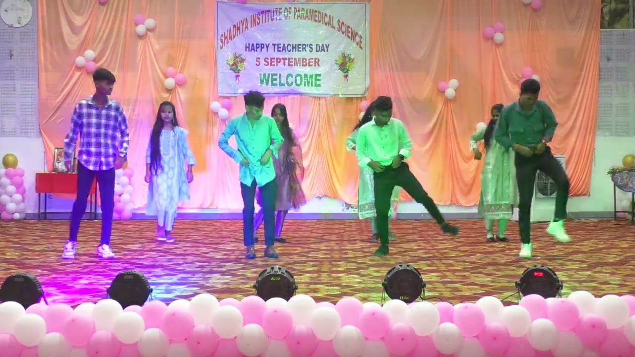 BMLT 1st year teachers day spaciel shadhya paramedical college ambikapur2024