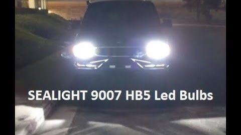 Ford Econoline Sealight 9007 HB5 headlight bulb review demo LED HID easy cheap plug in upgrade DIY