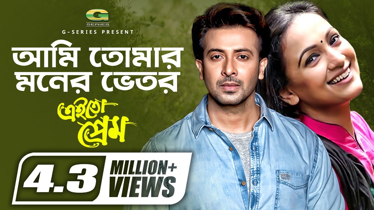 Ami Tomar Moner Vitor       Habib Nancy  Shakib Khan  Bindu  Bangla Movie Song